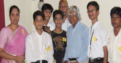 Our Students With A.P.G. Abdul Kalam