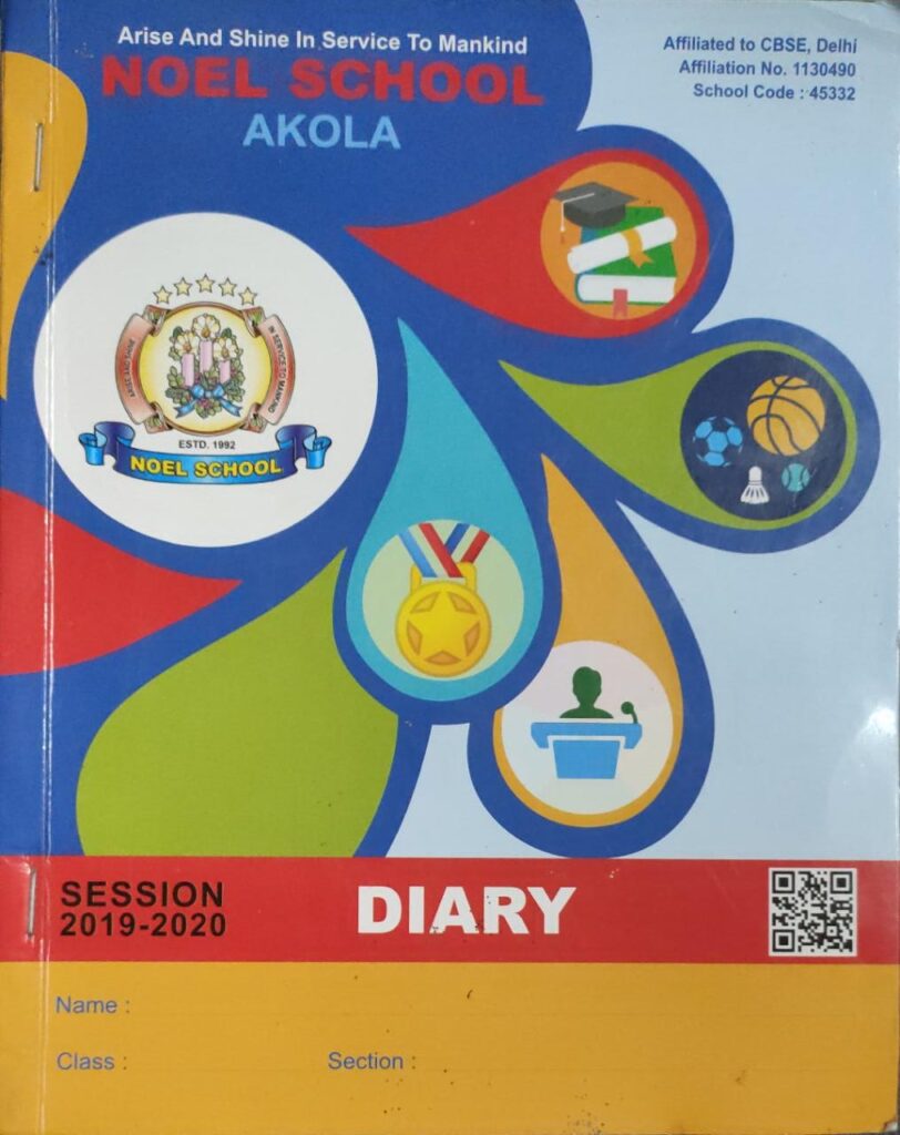 School Diary CBSE 2019-2020